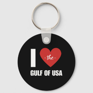 I Love America Gulf Of Mexico President Trump Gulf Keychain