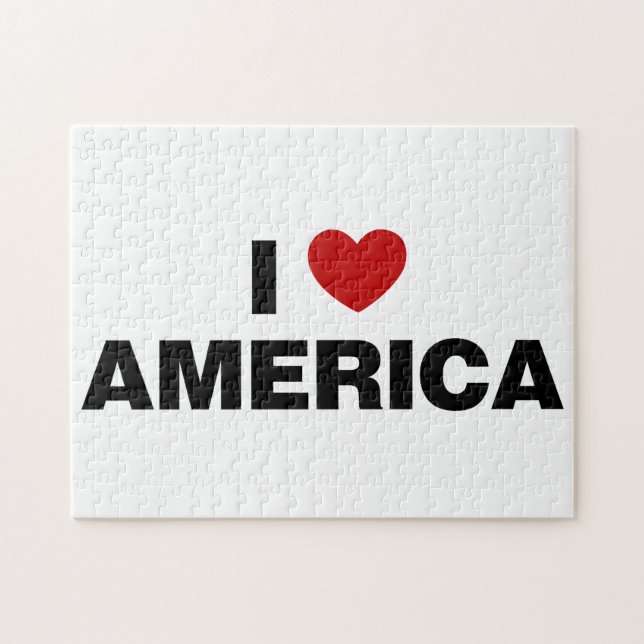 I Love America Jigsaw Puzzle (Horizontal)