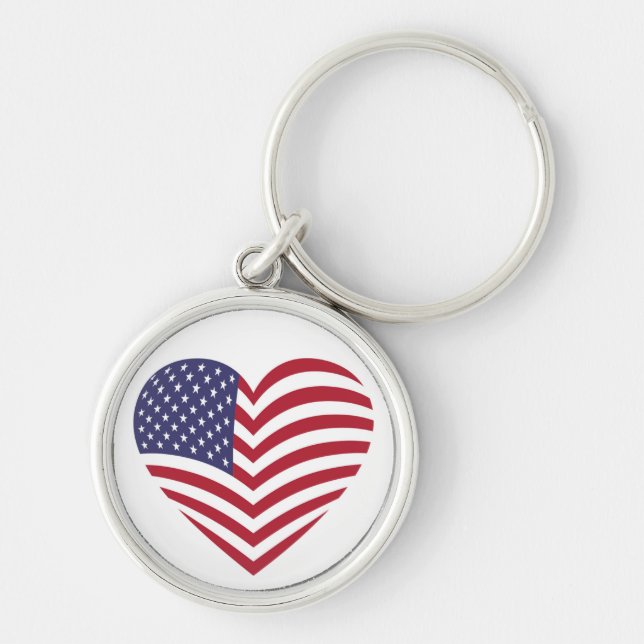 I LOVE AMERICA KEYCHAIN (Front)
