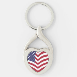 I LOVE AMERICA KEYCHAIN