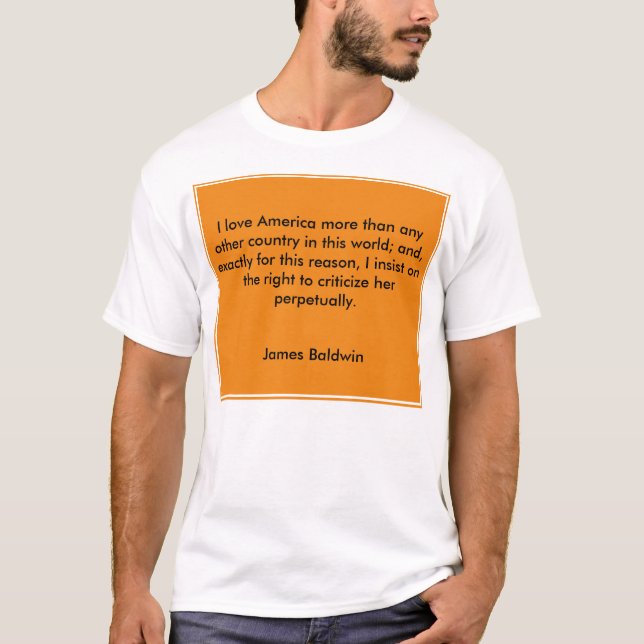 I Love America More Than Any Other Country T-Shirt (Front)