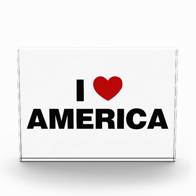 I Love America  Photo Block (Front)