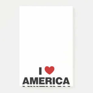 I Love America Post-it Notes