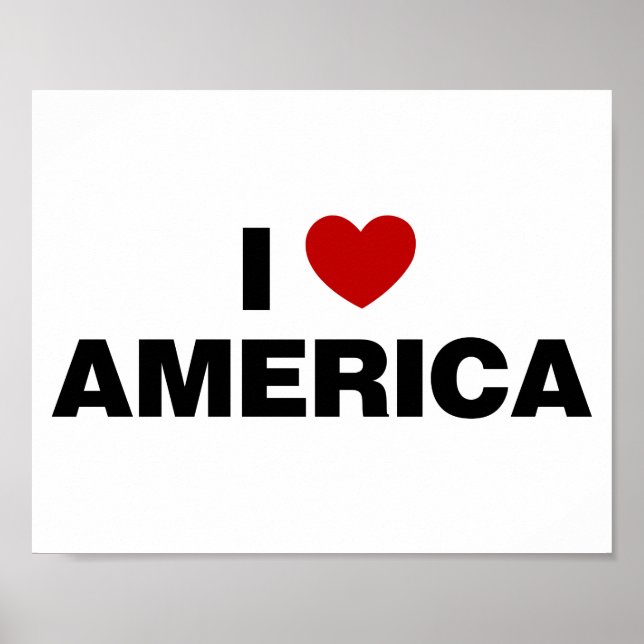 I Love America  Poster (Front)