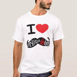 I Love American Shave's Moustache Est. 2008 T-Shirt