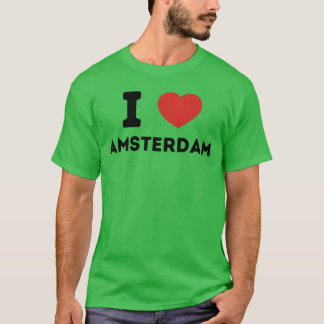 I Love Amsterdam Netherlands gift T-Shirt