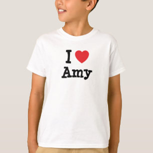 I love Amy heart T-Shirt