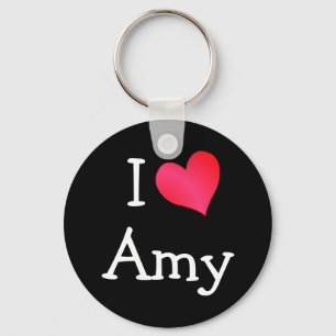 I Love Amy Keychain