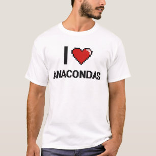 I love Anacondas Digital Design T-Shirt