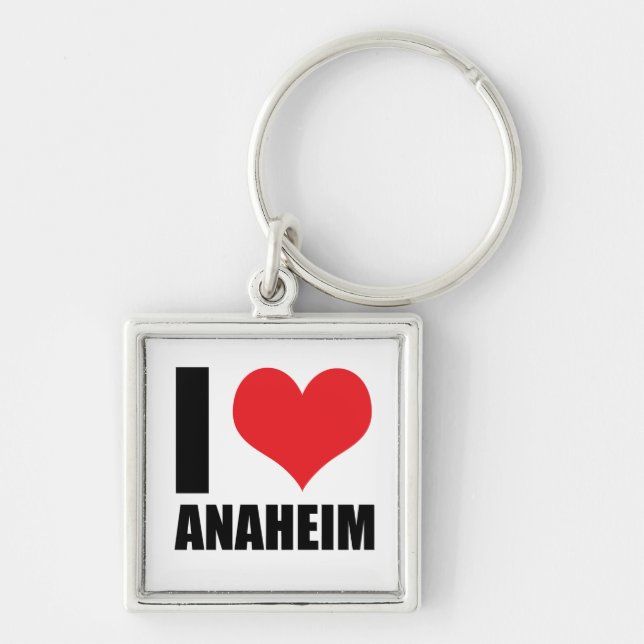 I love Anaheim Keychain (Front)