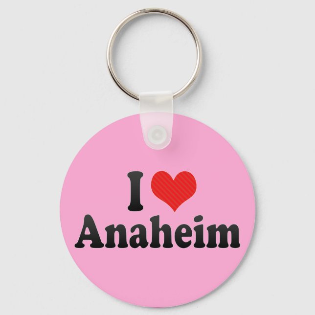 I Love Anaheim Keychain (Front)