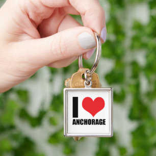 I love Anchorage Keychain