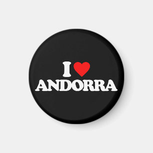 I LOVE ANDORRA MAGNET