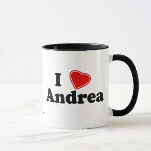 I Love Andrea Mug