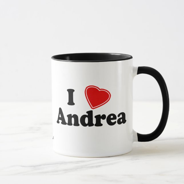 I Love Andrea Mug (Right)