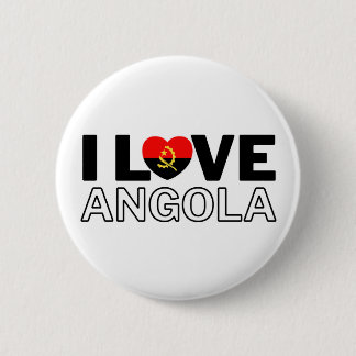 I LOVE ANGOLA - For real Angolans! 2 Inch Round Button