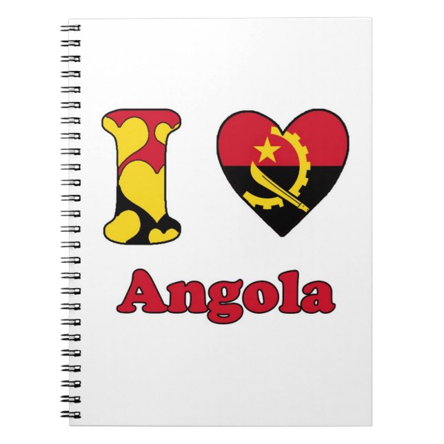 I love Angola Notebook (Front)