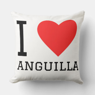 I love anguilla throw pillow