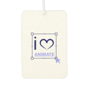 I Love Animate Air Freshener