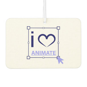 I Love Animate Air Freshener