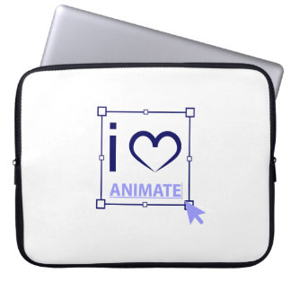 I Love Animate Laptop Sleeve