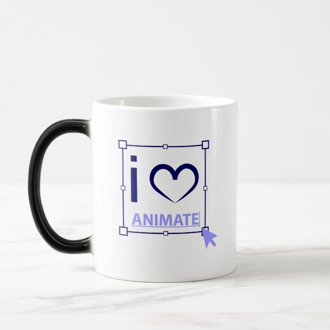 I Love Animate Magic Mug (Left)