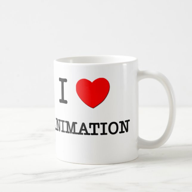 I LOVE ANIMATION COFFEE MUG (Right)