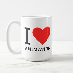 I love animation  coffee mug