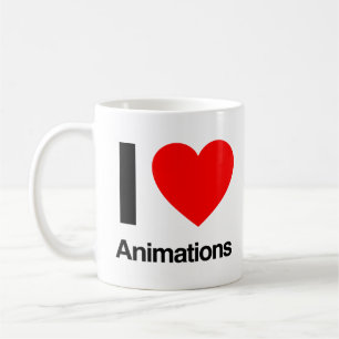 i love animations coffee mug