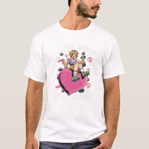 I Love Anime And Sushi - Cute Kawaii Heart Girl - T-Shirt