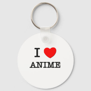 I LOVE ANIME KEYCHAIN