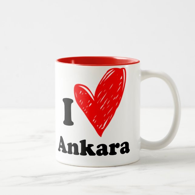 I love Ankara Two-Tone Coffee Mug (Right)