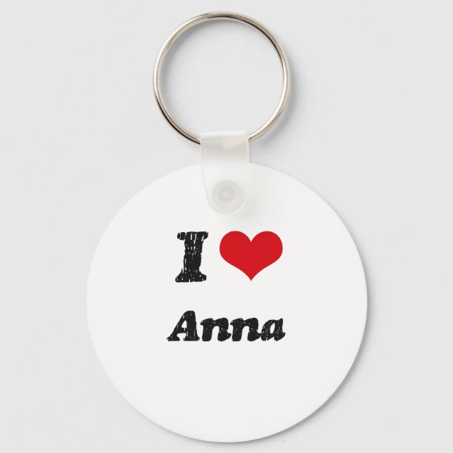 I Love Anna Keychain (Front)