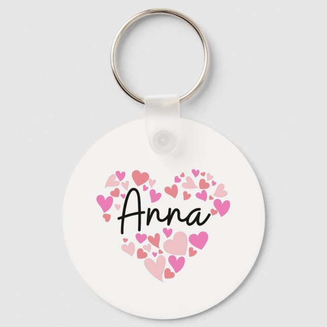 I love Anna Keychain (Front)