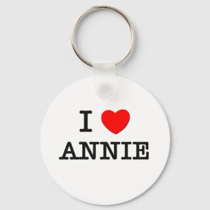 I Love Annie Keychain