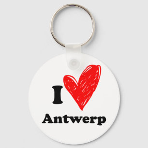 I love Antwerp Keychain