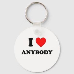 I Love Anybody Keychain