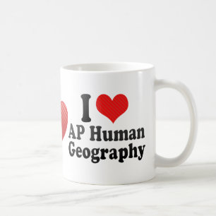 I Love AP Human Geography Coffee Mug