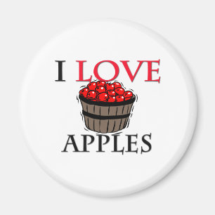 I Love Apples Magnet