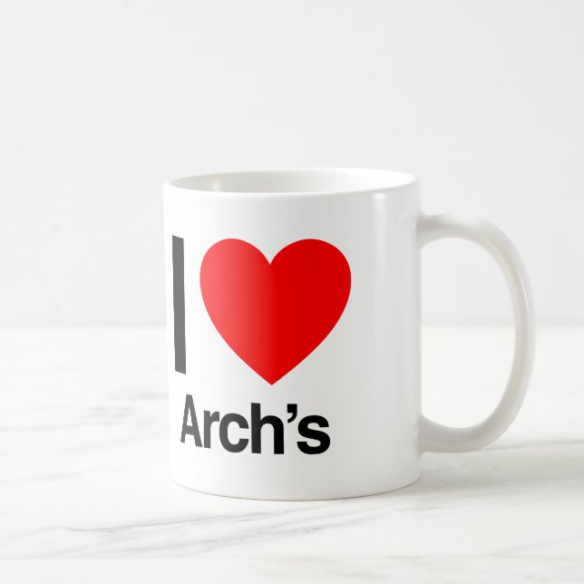 i love arch's coffee mug (Right)