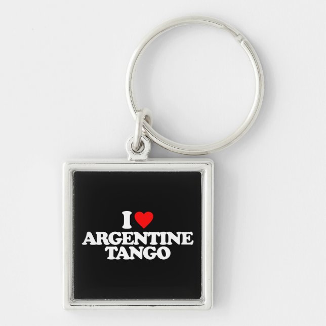 I LOVE ARGENTINE TANGO KEYCHAIN (Front)
