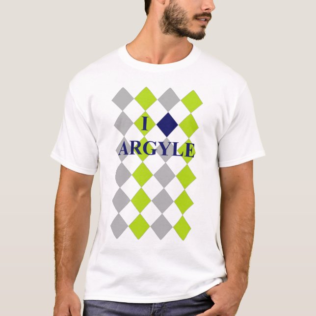 I Love Argyle - Men's! T-Shirt (Front)