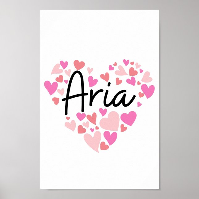 I love Aria Poster (Front)