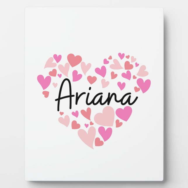 I love Ariana Plaque (Front)