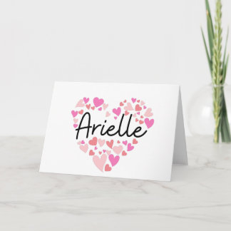 I love Arielle - hearts for Arielle