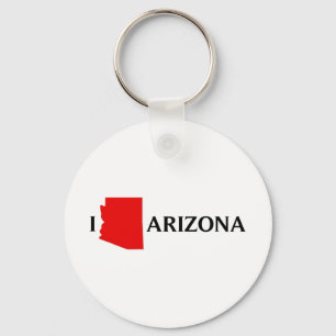 I Love Arizona - I Love AZ Keychain
