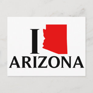 I Love Arizona - I Love AZ Postcard