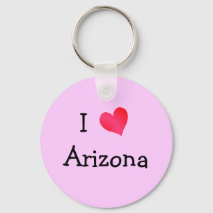 I Love Arizona Keychain