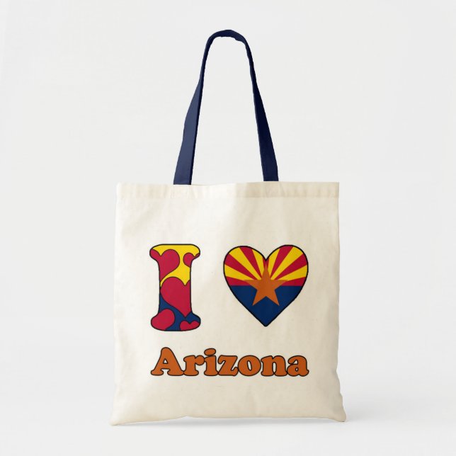 I love Arizona Tote Bag (Front)