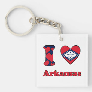 I love Arkansas Keychain